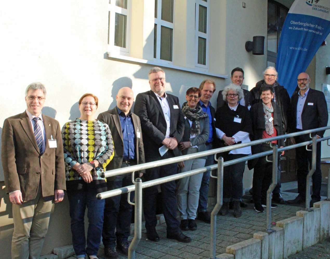 Die Arbeitsgruppe der Kommunalen Konferenz Pflege und Alter im Oberbergischen Kreis (Foto: OBK).