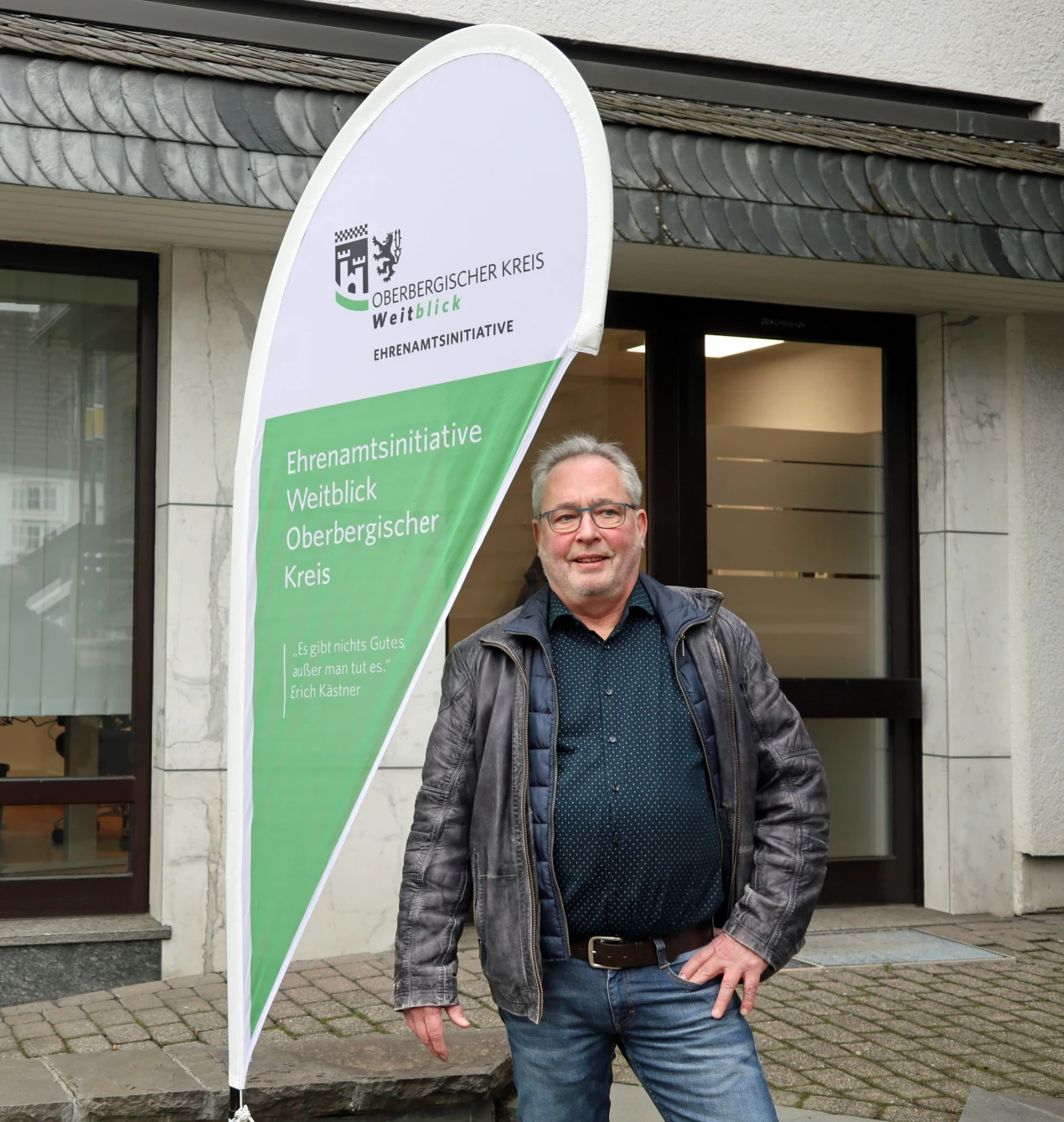 Weitblick-Lotse Otto Schütz ist ab dem 7. Februar 2024 (jeweils mittwochs nachmittags von 15:00 - 17:00 Uhr) als Ansprechpartner im neuen Weitblick-Büro Wiehl aktiv. (Foto: OBK)