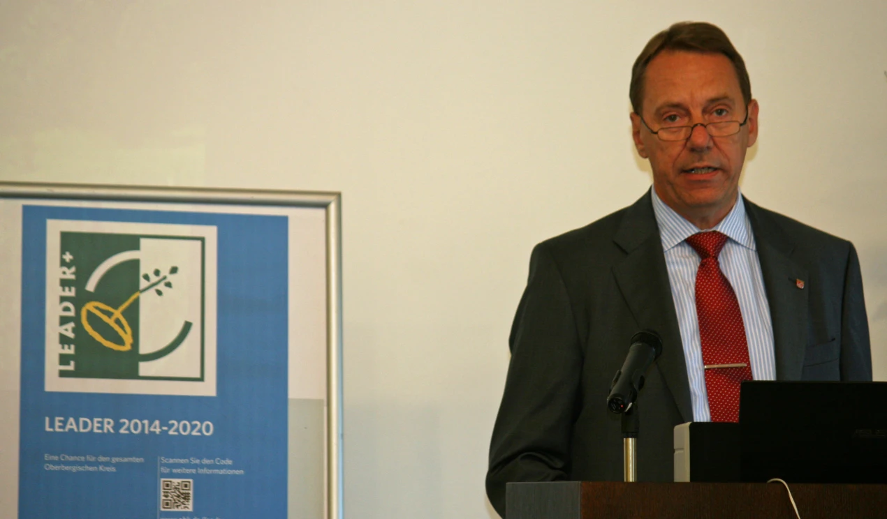 Kreisdirektor Jochen Hagt sieht in LEADER ein große Chance, um für den Oberbergischen Kreis Fördermittel zur ländlichen Entwicklung zu generieren (Foto: OBK)