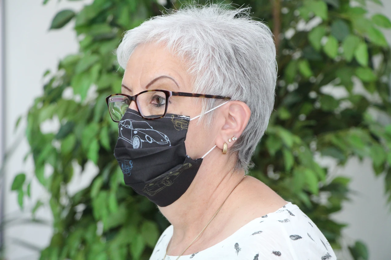 Besucherinnen und Besucher der Dienststellen sind ab Montag (27. April 2020) zum Tragen einer Mund-Nase-Bedeckung aufgefordert. (Foto: OBK)