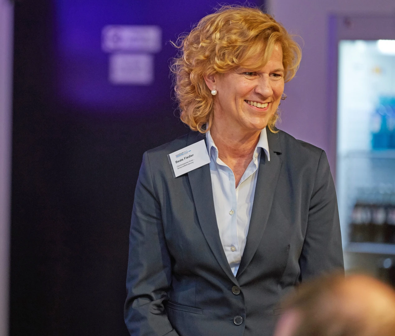 Beate Fiedler, Kreis- und Regionalentwicklung, motivierte die Teilnehmenden unter anderem dazu, sich die Stärken ihres Unternehmens bewusst zu machen. (Foto: OBK) 