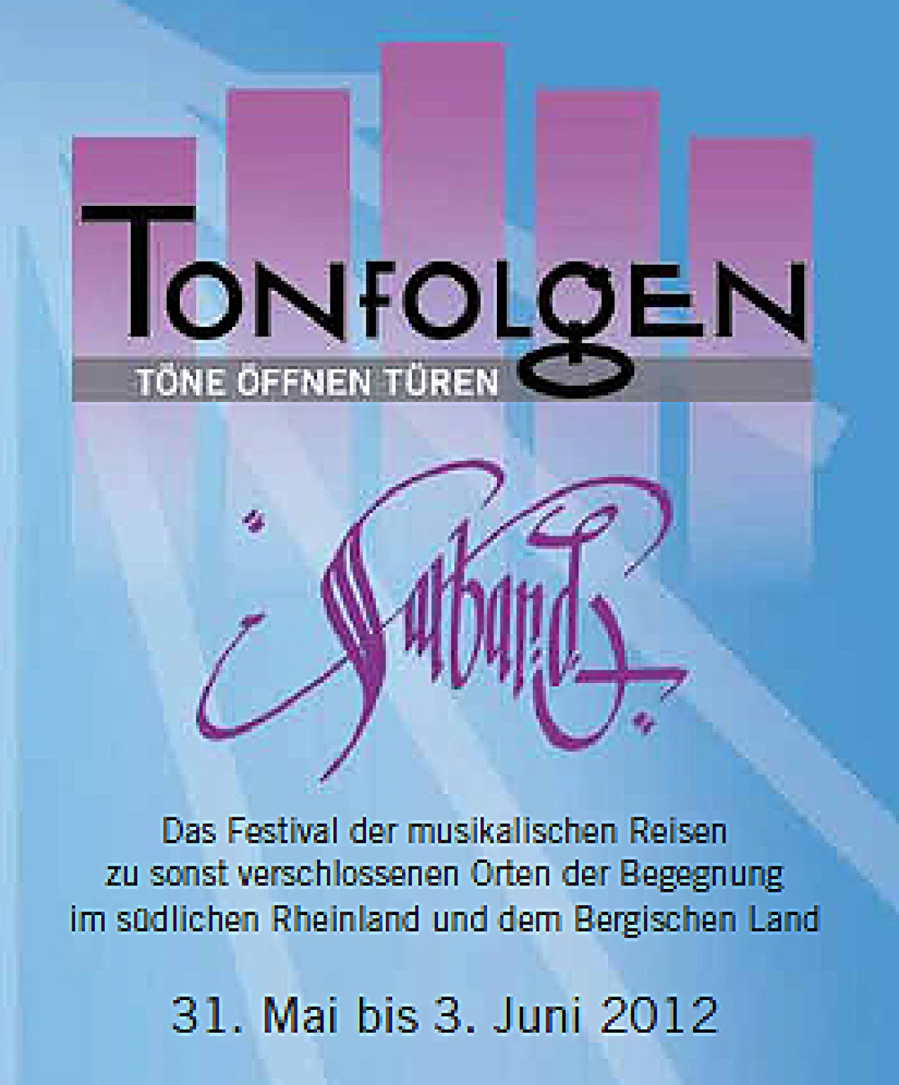 Ausschnitt aus dem Programmheft Tonfolgen 2012