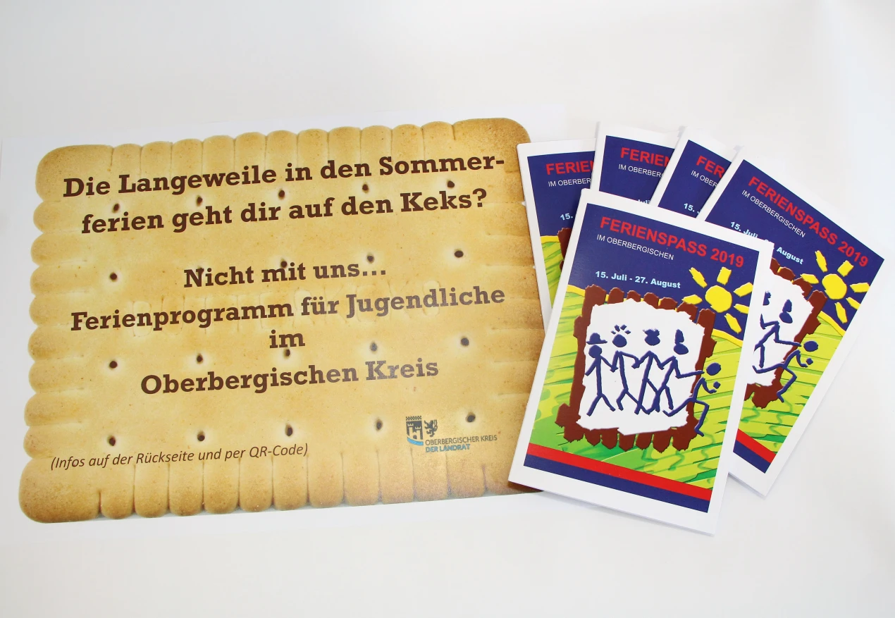 Die Ferienspaßhefte mit Angeboten für Kinder und der "Keks" gegen die Langeweile für Jugendliche liegen in den Kommunen aus. (Foto: OBK) 