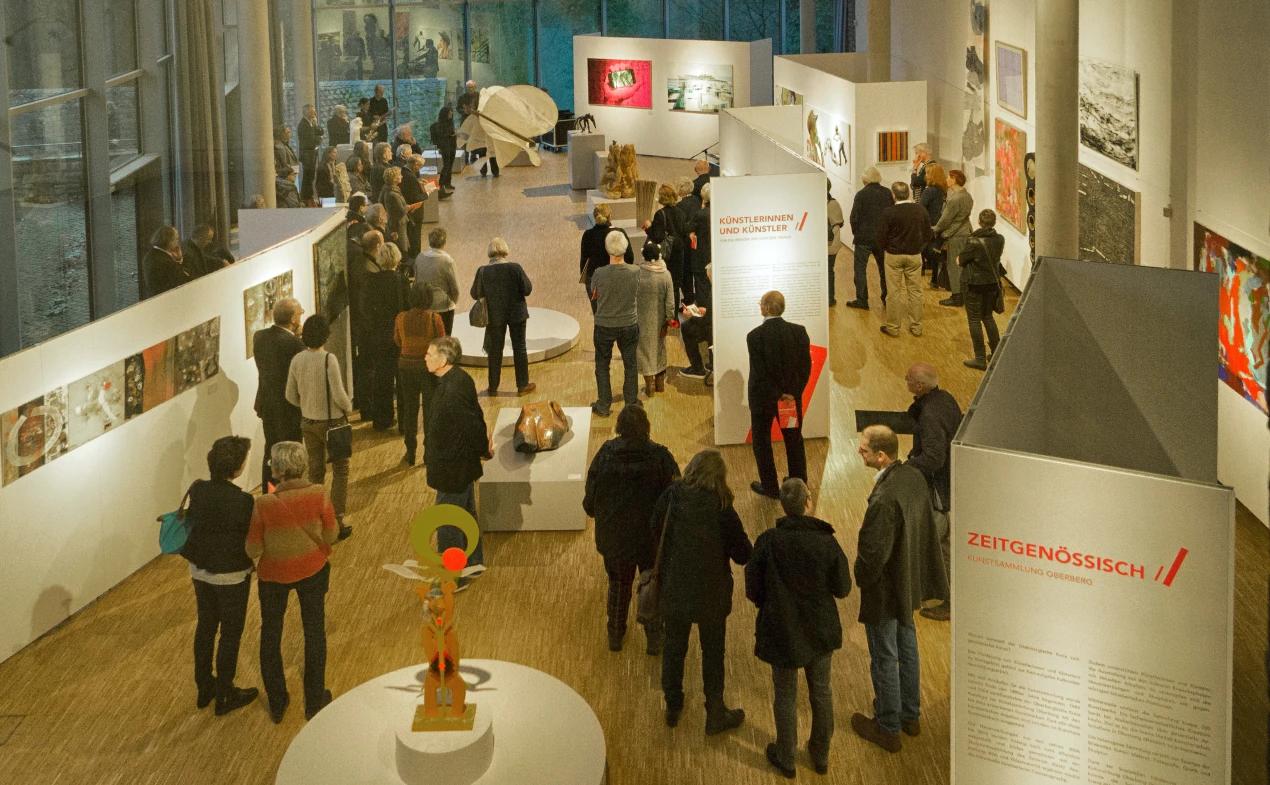 Die Sonderausstellung "Zeitgenössisch" ist in der Neuen Orangerie auf Schloss Homburg zu sehen. (Foto: Museum und Forum Schloss Homburg)